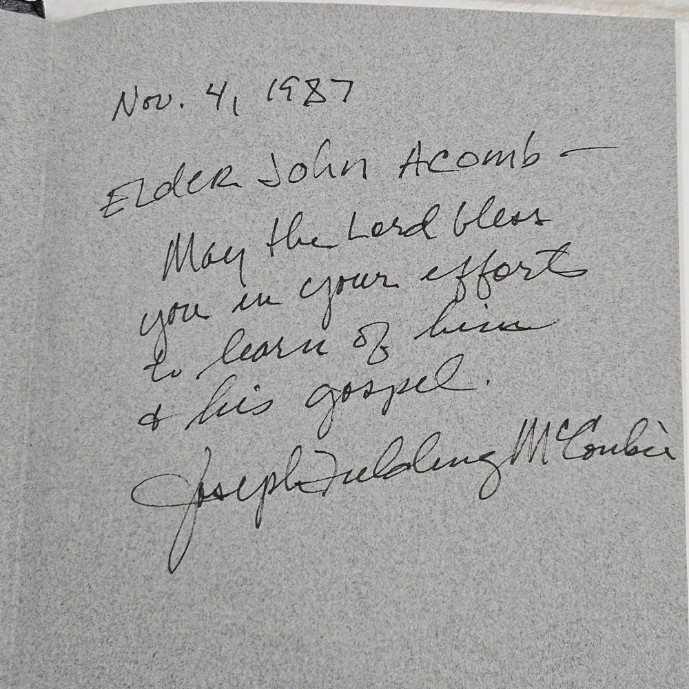 SIGNED COPY Doctrinal Commentary Book of Mormon Volume 1 First and Second‎ Nephi